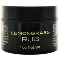 CBD For Life Lemongrass Rub