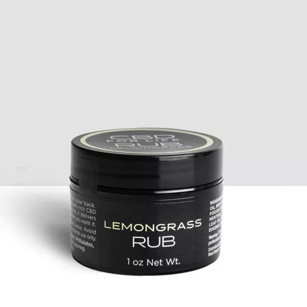 CBD For Life Lemongrass Rub