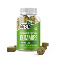 CBDfx CBD Gummies Turmeric & Spirulina 1500mg 60ct