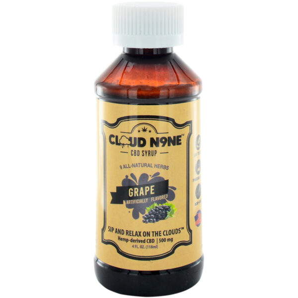 Cloud N9ne CBD Syrup Grape 500mg 4oz