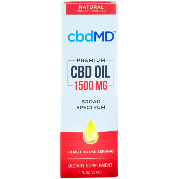 cbdMD CBD Oil Tincture 1500mg 30ml