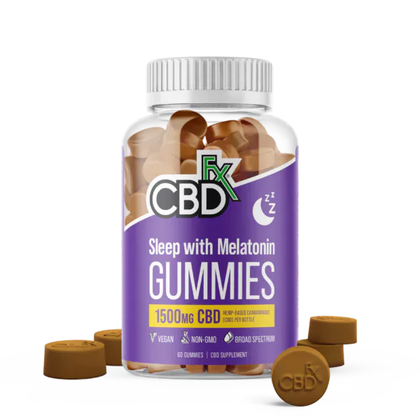 CBDfx CBD Gummies Sleep with Melatonin 1500mg 60ct