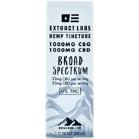 Extract Labs Broad Spectrum CBD & CBG Tincture 2000mg 30ml