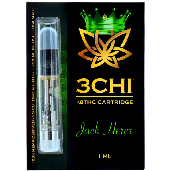3Chi Delta 8 Vape Cartridge Jack Herer 1ml