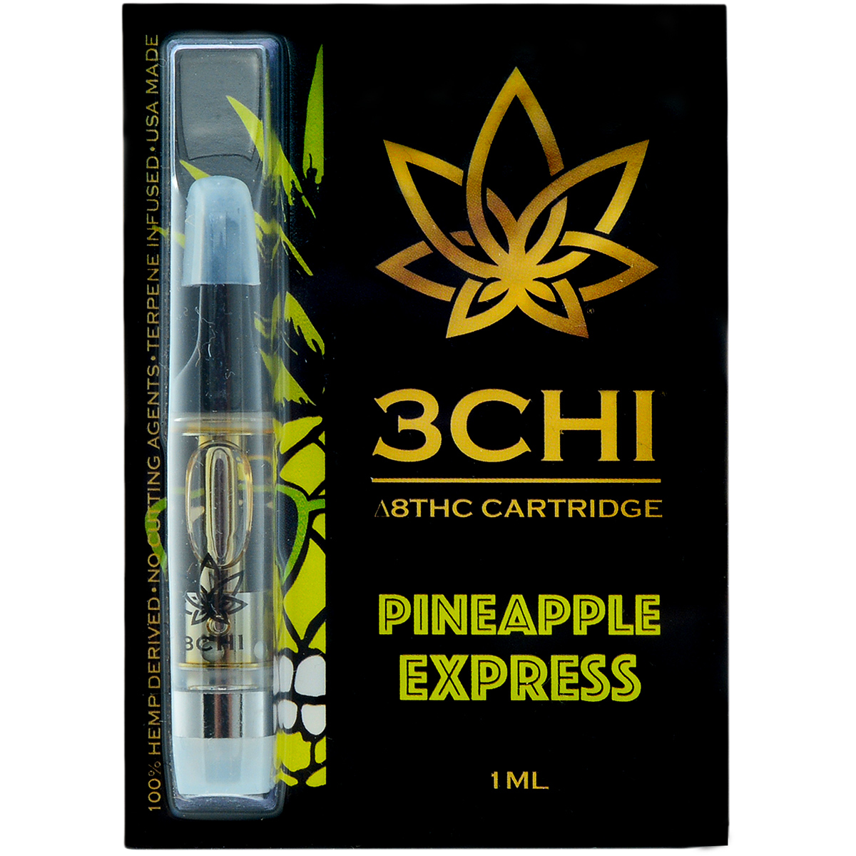 3Chi CBD Vape Cartridge Pineapple Express 1ml For Sale