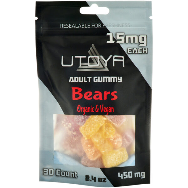 Utoya Delta 8 Gummy Bears 15mg 30ct