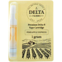 Delta Farms Delta 8 Vape Cartridge Pineapple Express 1ml
