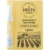 Delta Farms Delta 8 Vape Cartridge Purple Punch 1ml