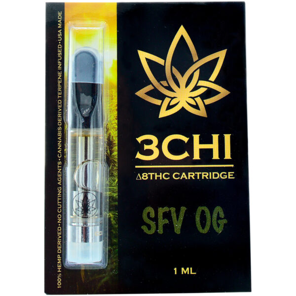 3Chi Delta 8 Vape Cartridge SFV OG 1ml