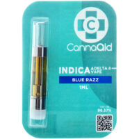 Cannaaid Delta 8 Vape Cartridge Blue Razz 1ml