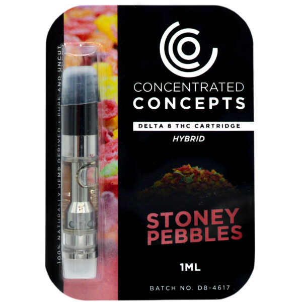 Concentrated Concepts Delta 8 Vape Cartridge Stoney Pebbles 1ml