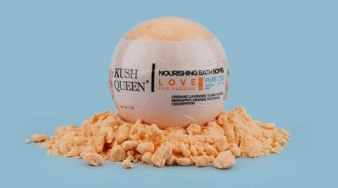 Kush Queen cbd bath bomb love