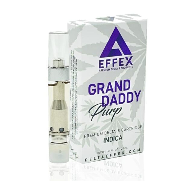 Delta Effex Delta 8 Vape Cartridge Grand Daddy Purple 1ml