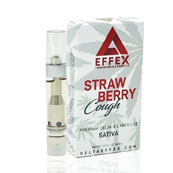 Delta Effex Delta 8 Vape Cartridge Strawberry Cough 1ml