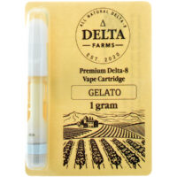 Delta Farms Delta 8 Vape Cartridge Gelato 1ml