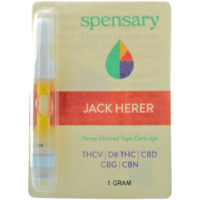 Spensary Delta 8 Full Spectrum Vape Cartridge Jack Herer 1ml