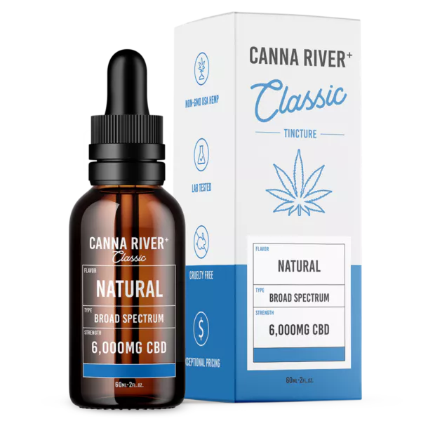 Canna River Broad Spectrum CBD Oil 6000mg 60ml