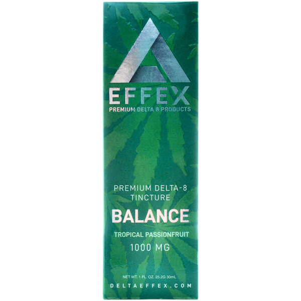 Delta Effex Delta 8 Tincture Balance 1000mg 30ml Tropical Passionfruit