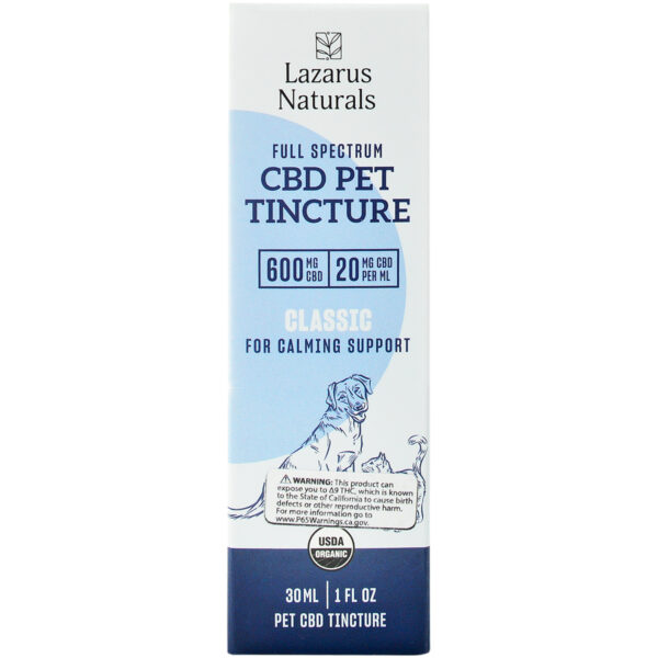 Lazarus Naturals CBD Calming Pet Tincture 30ml