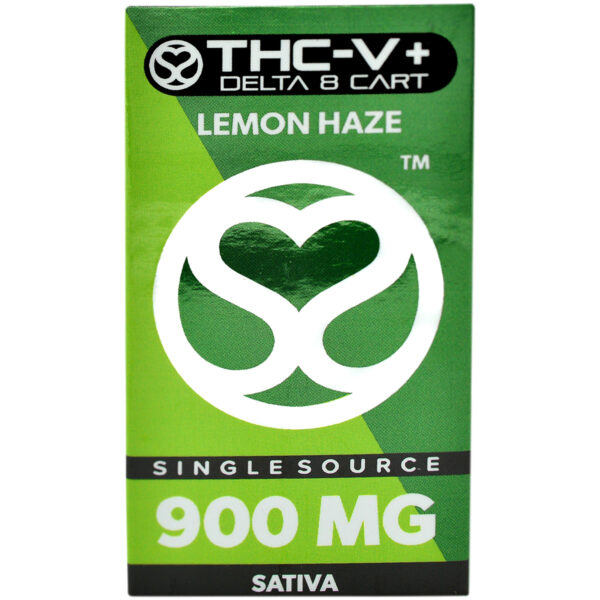 Single Source Delta 8 & THCV Vape Cartridge 1g Lemon Haze