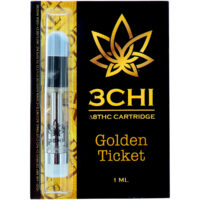3Chi Delta 8 Vape Cartridge Golden Ticket 1ml