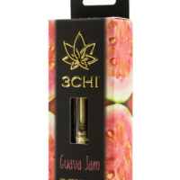 3Chi Delta 8 Vape Cartridge Guava Jam 1ml