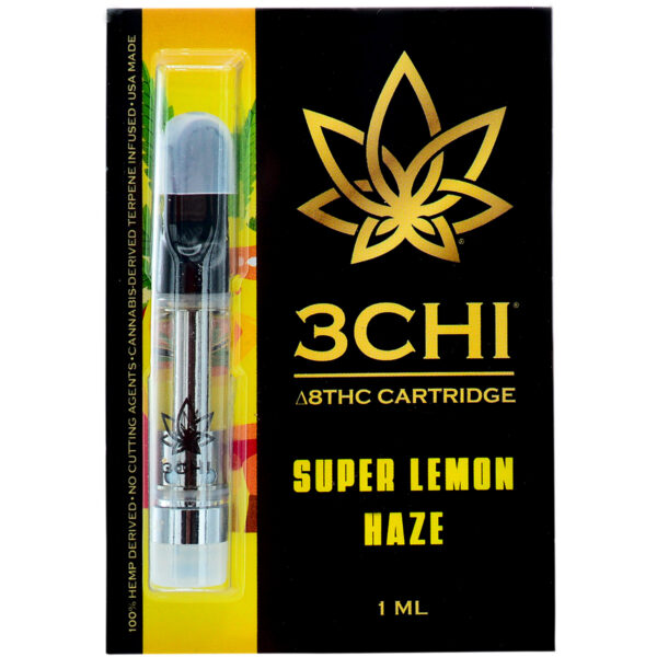3Chi Delta 8 Vape Cartridge Super Lemon Haze 1ml