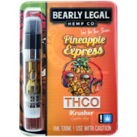 Bearly Legal Hemp THC-O Vape Cartridge Pineapple Express 1ml