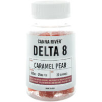 Canna River Delta 8 Gummies Caramel Pear 500mg 20ct