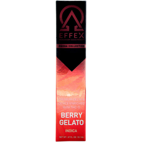 Delta Effex Delta 8 & THC-O Vape Pen Berry Gelato 1g