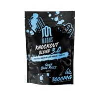 Modus Knockout Gummies Sour Blue Razz 3000mg 20ct