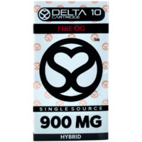 Single Source Delta 8 & Delta 10 Vape Cartridge Fire OG 1g