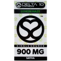 Single Source Delta 8 & Delta 10 Vape Cartridge Lemon Haze 1g