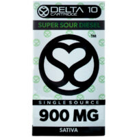 Single Source Delta 8 & Delta 10 Vape Cartridge Super Sour Diesel 1g