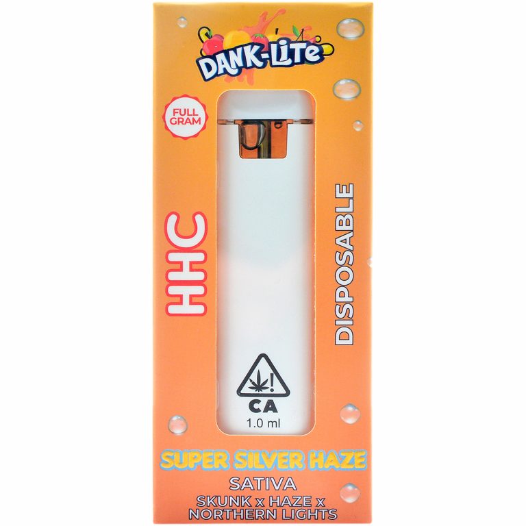 Dank Lite HHC Vape Pen Super Silver Haze 1g - Dr.Ganja