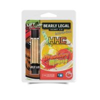 Bearly Legal Hemp HHC Vape Cartridge Strawberry Mimosa 1ml