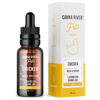 Canna River Broad Spectrum CBD & CBG Pet Oil Tincture Chicken 1500mg 30ml