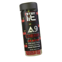 Single Source StayLit Delta 9 Gummies Cherry 250mg 10ct