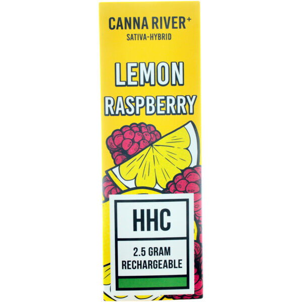 Canna River HHC Disposable Vape Pen Lemon Raspberry 2.5g