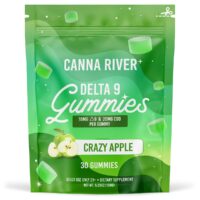 Canna River CBD & Delta 9 Gummies Crazy Apple 900mg 30ct