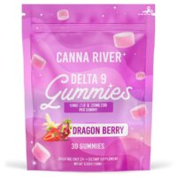 Canna River CBD & Delta 9 Gummies Dragon Berry 900mg 30ct
