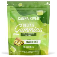 Canna River CBD & Delta 9 Gummies Kiwi Burst 900mg 30ct