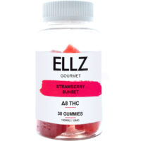 ELLZ Delta 8 Gummies Strawberry Sunset 1500mg 30ct
