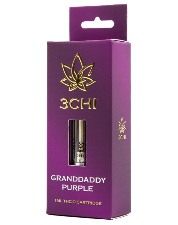 3Chi THC-O Vape Cartridge Granddaddy Purple 1ml