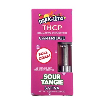 Dank Lite THCP & THC-O Vape Cartridge Sour Tangie 1g