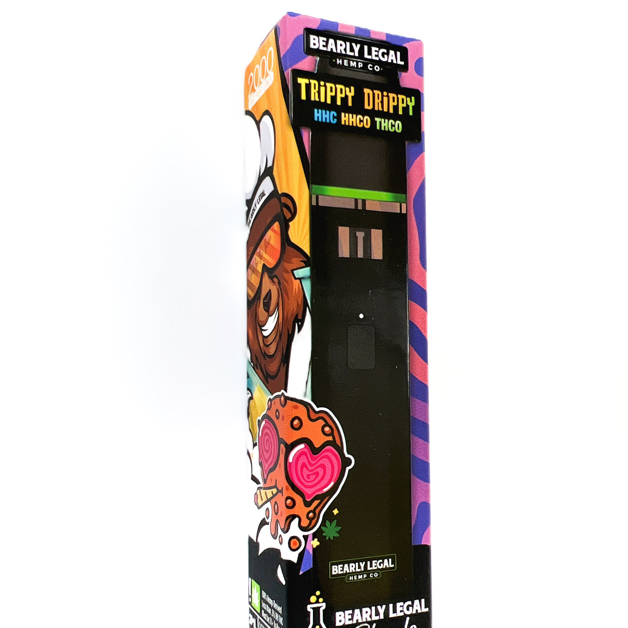 Bearly Legal Trippy Drippy Disposable Vape Pen Grand Daddy Purple 2g -  Dr.Ganja