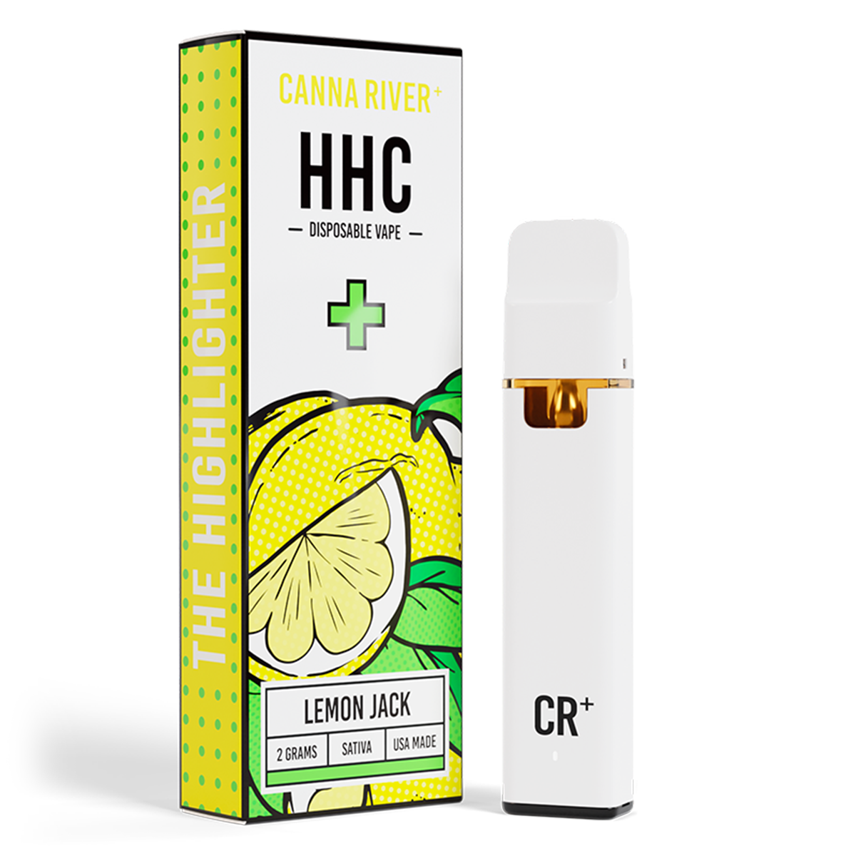 Canna River HHC Disposable Vape Pen Lemon Jack 2g - Dr.Ganja