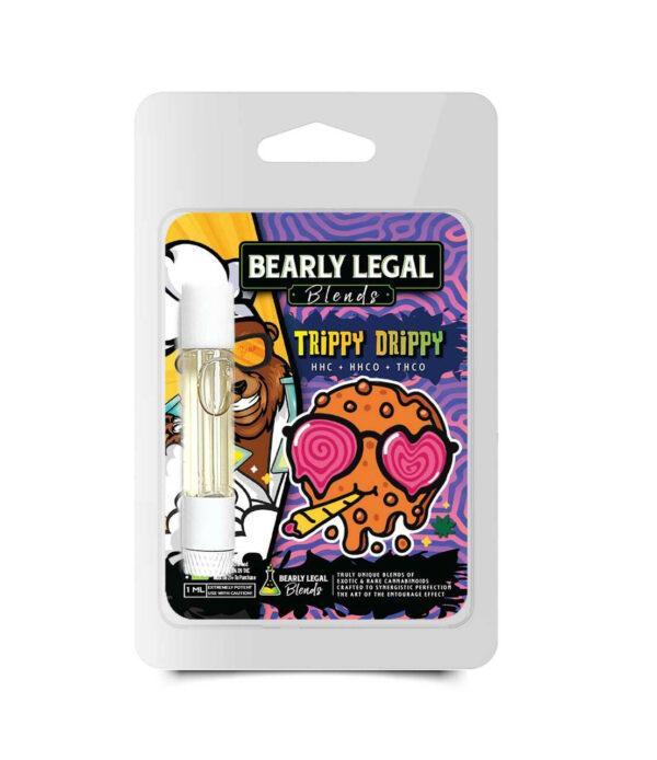 Bearly Legal Trippy Drippy Vape Cartridge Granddaddy Purple 1ml