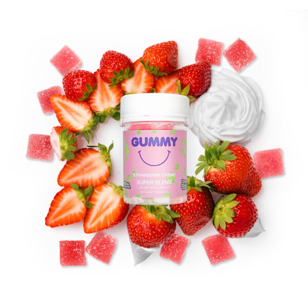 Qwin Super Blend Gummies Strawberry Creme 400mg 10ct