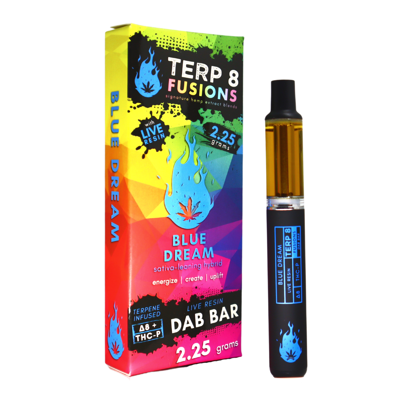 Terp 8 Delta 8 And Thc P Live Resin Disposable Vape Pen Blue Dream 225g